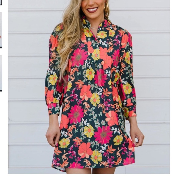 Michelle McDowell Dresses & Skirts - Michelle McDowell Karis Vintage Petals Dress Size Small